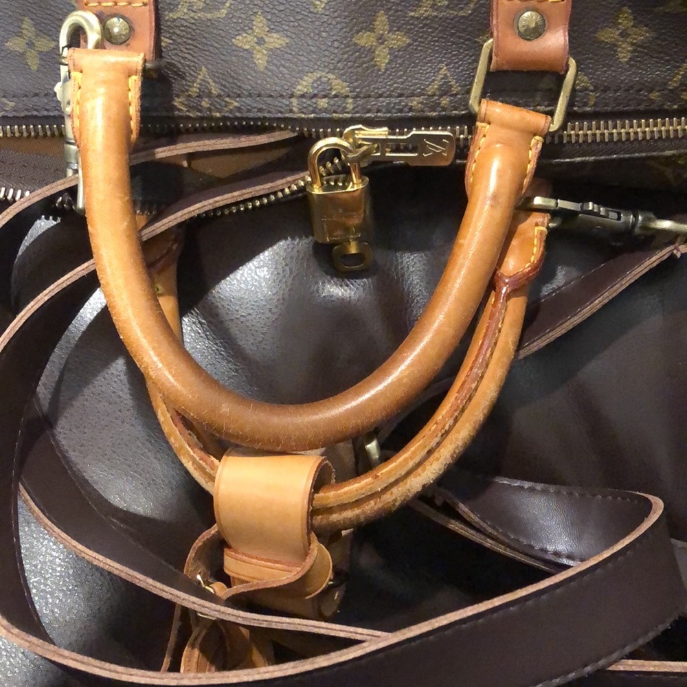 LOUIS VUITTON LV50 Keepall Monogram Canvas Tote Travel Duffle Bag LV 50 SP0992 - Picture 16 of 17